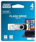 Goodram Flashdrive Twister 4GB USB 2.0 czarny w sklepie internetowym Biurowe-zakupy.pl