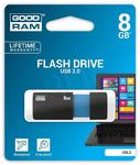 Goodram Flashdrive SL!DE 8GB USB 2.0 czarno-niebieski w sklepie internetowym Biurowe-zakupy.pl