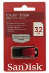 Sandisk Flashdrive CRUZER EDGE 32GB USB 2.0 Czarno-czerwony w sklepie internetowym Biurowe-zakupy.pl