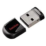 Sandisk Flashdrive CRUZER FIT 16GB USB 2.0 Czarny w sklepie internetowym Biurowe-zakupy.pl