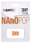 Emtec Flashdrive Nano Pop D100 32GB USB 2.0 mix kolorów (niebieski, zielony, czarny, pomarańczowy, różowy) w sklepie internetowym Biurowe-zakupy.pl