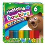 Plastelina BAMBINO 6 kolorów w sklepie internetowym Biurowe-zakupy.pl