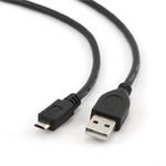 Kabel GEMBIRD CCP-MUSB2-AMBM-6 (USB M - Micro USB M; 1,8m; kolor czarny) w sklepie internetowym Biurowe-zakupy.pl