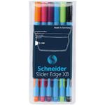 Zestaw długopisów w etui SCHNEIDER Slider Edge XB 6 szt. miks kolorów w sklepie internetowym Biurowe-zakupy.pl