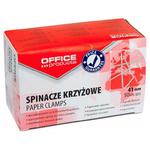 Spinacze OFFICE PRODUCTS krzyżowe 41mm 50szt. srebrne w sklepie internetowym Biurowe-zakupy.pl