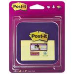 Podajnik do karteczek samoprzylepnych POST-IT Z-Notes (VD-330) fioletowy w zestawie 2 bloczki Super Sticky Z-Notes w sklepie internetowym Biurowe-zakupy.pl