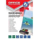 Folia do laminowania OFFICE PRODUCTS 65x95mm 2x125mikr. błyszcząca 100szt. transparentna w sklepie internetowym Biurowe-zakupy.pl