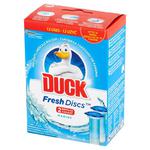 Żel do WC DUCK krążka żelowego do toalety 72 ml (2 zapasy) Duck Fresh Discs Marine - niebieski w sklepie internetowym Biurowe-zakupy.pl