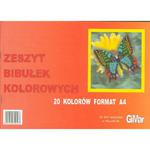 Bibuła gładka GIMAR zeszyt 20 kolorów w sklepie internetowym Biurowe-zakupy.pl