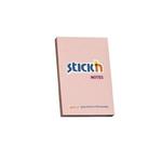 Karteczki samop. STICK'N 76x51 - pastel różowy 21145 w sklepie internetowym Biurowe-zakupy.pl