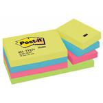 Karteczki samop. POST-IT 653-TFEN, 38x51mm, 12x100 kart., paleta energetyczna w sklepie internetowym Biurowe-zakupy.pl