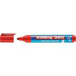 Marker EDDING 380 flipchart okrągły 1.5-3mm - czerwony w sklepie internetowym Biurowe-zakupy.pl