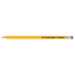 Ołówek drewniany DONAU HB żółty z gumką op.12 w sklepie internetowym Biurowe-zakupy.pl