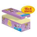 Karteczki POST-IT Super sticky Z-Notes R330-SSCY-VP20 76x76mm 16x90 kart. zółty 4 bloczki gratis w sklepie internetowym Biurowe-zakupy.pl