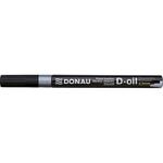 Marker DONAU D-oil olejowy 2,2mm cienki - srebrny w sklepie internetowym Biurowe-zakupy.pl