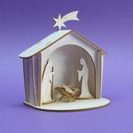 1367 Tekturka - Bożonarodzeniowa Stajenka 3D w sklepie internetowym CraftyMoly
