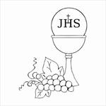 055 Stempel - JHS - Komunijny -- G25 w sklepie internetowym CraftyMoly