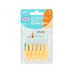 TePe Extra Soft - miękkie szczoteczki międzyzębowe 0,45 mm, jasno pomarańczowe, 6 szt. w sklepie internetowym Estetic Dent