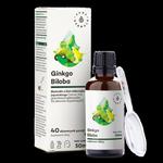 Ginkgo Biloba, ekstrakt Miłorząb Japoński 50:1 45 mg, płyn 50 ml Aura Herbals w sklepie internetowym Estetic Dent