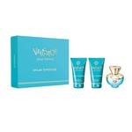 Versace Turquoise Dylan EDT 50ml EDT 50ml + Żel pod prysznic 50ml + Żel do ciała 50ml (W) (P2) w sklepie internetowym Estetic Dent