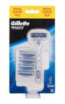 Gillette Turbo Mach3 Maszynka do golenia 1 szt (M) (P2) w sklepie internetowym Estetic Dent