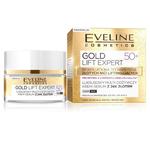 Eveline Cosmetics Gold Lift Expert 50+ luksusowy multi-odżywczy krem-serum z 24k złotem dzień/noc 50ml (P1) w sklepie internetowym Estetic Dent