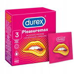 Durex Durex prezerwatywy Pleasuremax 3 szt z wypustkami prążkami (P1) w sklepie internetowym Estetic Dent