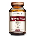 Doctor Life Biotyna Max D-Biotyna 5mg suplement diety 100 tabletek (P1) w sklepie internetowym Estetic Dent