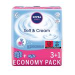 Nivea Baby Soft Cream chusteczki oczyszczające 4x63szt. (P1) w sklepie internetowym Estetic Dent