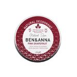 BenAnna Natural Deodorant naturalny dezodorant w kremie w aluminiowej puszce Pink Grapefruit 45g (P1) w sklepie internetowym Estetic Dent