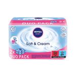 Nivea Baby Soft Cream chusteczki oczyszczające duopack 2x63szt. (P1) w sklepie internetowym Estetic Dent