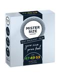 Mister Size Condoms prezerwatywy dopasowane do rozmiaru 47mm 49mm 53mm 3szt. (P1) w sklepie internetowym Estetic Dent