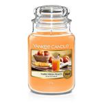 Yankee Candle Świeca zapachowa duży słój Farm Fresh Peach 623g (P1) w sklepie internetowym Estetic Dent