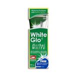 White Glo Herbal White Toothpaste wybielająca ziołowa pasta do zębów 100ml + szczoteczka do zębów w sklepie internetowym Estetic Dent