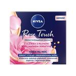 Nivea Rose Touch przeciwzmarszczkowy krem na noc z olejkiem z płatków róży wapniem i kreatyną 50ml (P1) w sklepie internetowym Estetic Dent