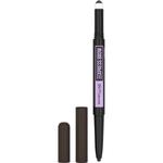 Maybelline Express Brow Satin Duo dwustronna kredka do brwi 05 Black Brown 0.71g (P1) w sklepie internetowym Estetic Dent