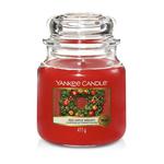 Yankee Candle Świeca zapachowa średni słój Red Apple Wreath 411g (P1) w sklepie internetowym Estetic Dent