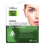 L'biotica Aloe Vera Mask maska aloesowa w postaci nasączonej tkaniny Oczyszczenie i Regeneracja 23ml (P1) w sklepie internetowym Estetic Dent