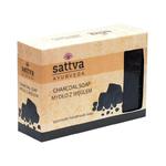 Sattva Body Soap indyjskie mydło glicerynowe z węglem Charcoal 125g (P1) w sklepie internetowym Estetic Dent