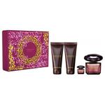 Versace Crystal Noir zestaw EDT 90ml + EDT 5ml + balsam do ciała 100ml + żel pod prysznic 100ml (W) (P1) w sklepie internetowym Estetic Dent