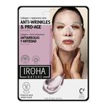 Iroha nature Anti-Wrinkles Pro-Age Tissue Face Neck Mask przeciwstarzeniowa maska w płachcie na twarz i szyję z kolagenem i kwasem hialuronowym 30ml (P1) w sklepie internetowym Estetic Dent