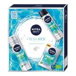 Nivea Men Fresh Kick zestaw pianka do golenia 200ml + antyperspirant w sprayu 150ml + odświeżająca woda po goleniu 100ml (P1) w sklepie internetowym Estetic Dent