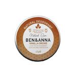 BENANNA Natural Deodorant naturalny dezodorant w kremie w metalowej puszce Vanilla Orchid 45g (P1) w sklepie internetowym Estetic Dent