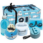 BOMB COSMETICS SET Wave Hello Shower Gel 200ml + Dapper Chap Soap 100g + Sir Fizzalot Bath Blaster 160g + Man In The Mirror Body Butter 110ml + Yes Man Solid Shower Gel 110g (P1) w sklepie internetowym Estetic Dent