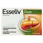 ESSELIV Duo suplement diety wspomagający wątrobę oraz procesy trawienne 40 kapsułek (P1) w sklepie internetowym Estetic Dent