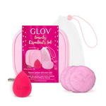 GLOV SET Beauty Essentials Make Up Sponge gąbeczka do makijażu + Mood Pads Laundry Bag waciki do twarzy z woreczkiem + kosmetyczka (P1) w sklepie internetowym Estetic Dent
