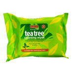 BEAUTY FORMULAS Tea Tree Cleansing Wipes oczyszczające chusteczki do twarzy 30szt. (P1) w sklepie internetowym Estetic Dent