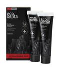 ECODENTA Super+ Natural Oral Care Black Whitening Toothpaste czarna pasta do zębów 2x100ml (P1) w sklepie internetowym Estetic Dent