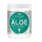 KALLOS Aloe Moisture Repair Shine Hair Mask With Aloe Vera Extract regenerująca maska nadająca blasku z ekstarktem aloe vera do włosów suchych i łamiących się 1000ml (P1) w sklepie internetowym Estetic Dent