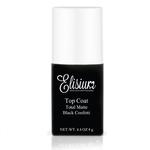 ELISIUM Top Coat Total Matte matowy top do lakierów hybrydowych Black Confetti 9g (P1) w sklepie internetowym Estetic Dent